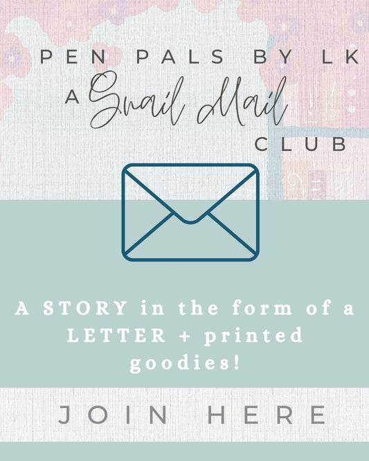 Pen Pals by LK - Monthly Snail Mail Club